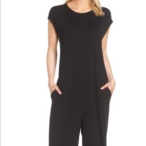 Eileen Fisher cap sleeve jumpsuit.
